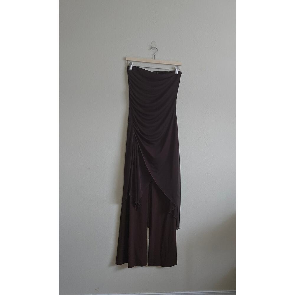 Y2K Co•me Como Jumpsuit chocolate brown Large